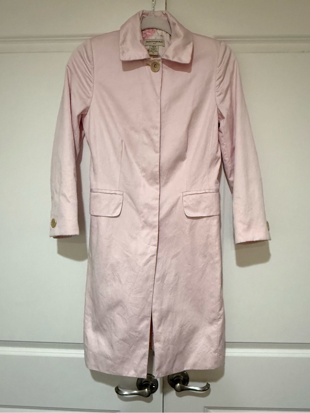 Banana Republic Light Pink Trench Coat